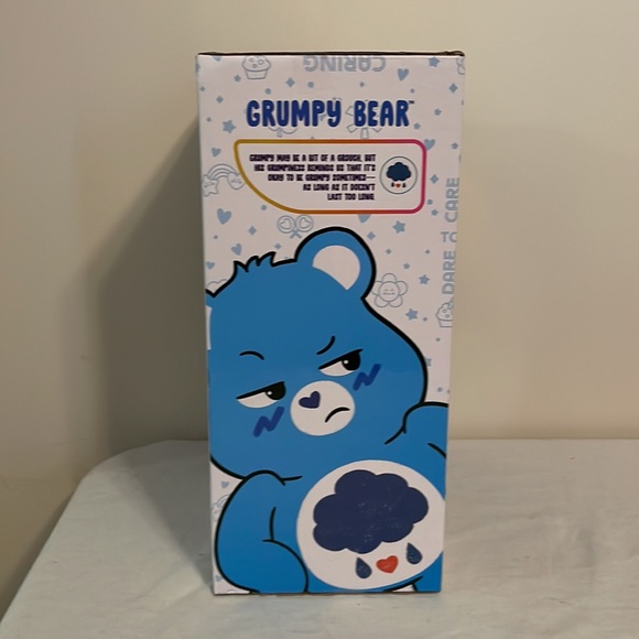 NIB Grumpy Bear Care Bears Plush 14” Stuffed Animal Blue Storm Cloud - Picture 8 of 12
